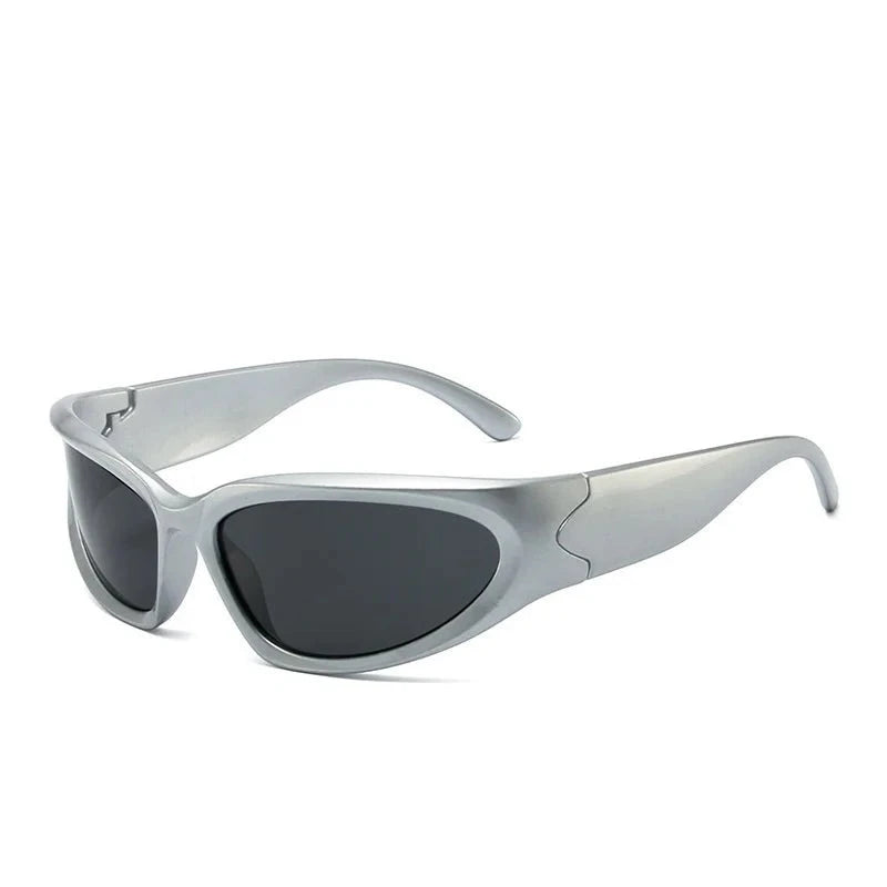 Amazon.com: SENMARIES Rimless Y2k Sunglasses For Women Men Rectangle  Vintage glasses Fashion Flame Metal Sunglass Frameless Retro Eyewear :  Clothing, Shoes & Jewelry