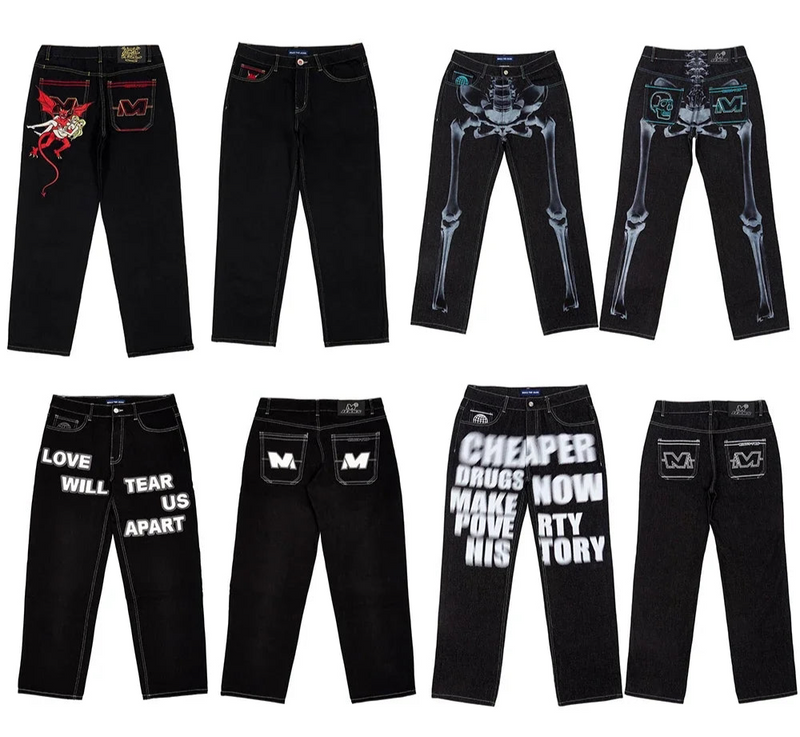 Dark Vision Graffiti Denim