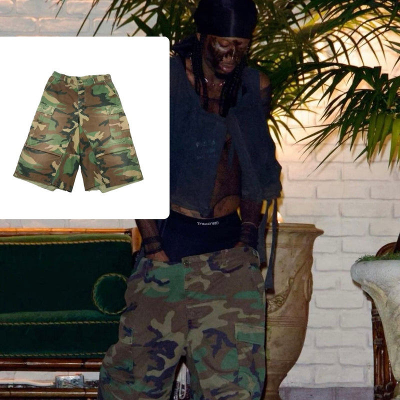 Shorts Camo Cargo Camuflado