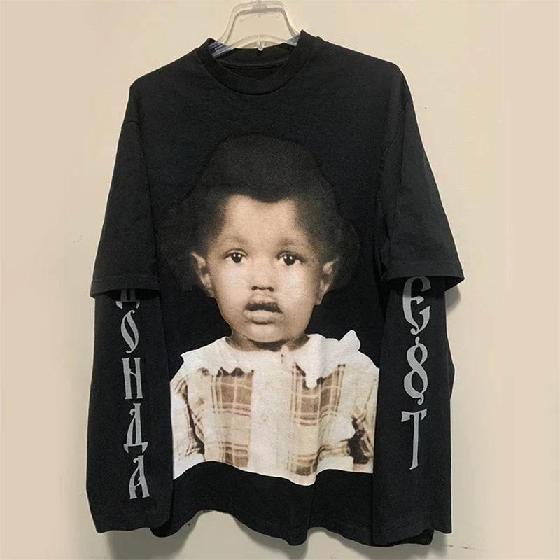 Camisa Donda manga longa Kanye West Listening Party