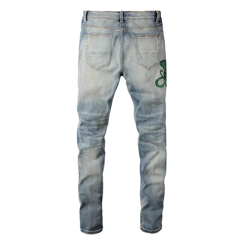 Jeans Streetwear Snake Eye