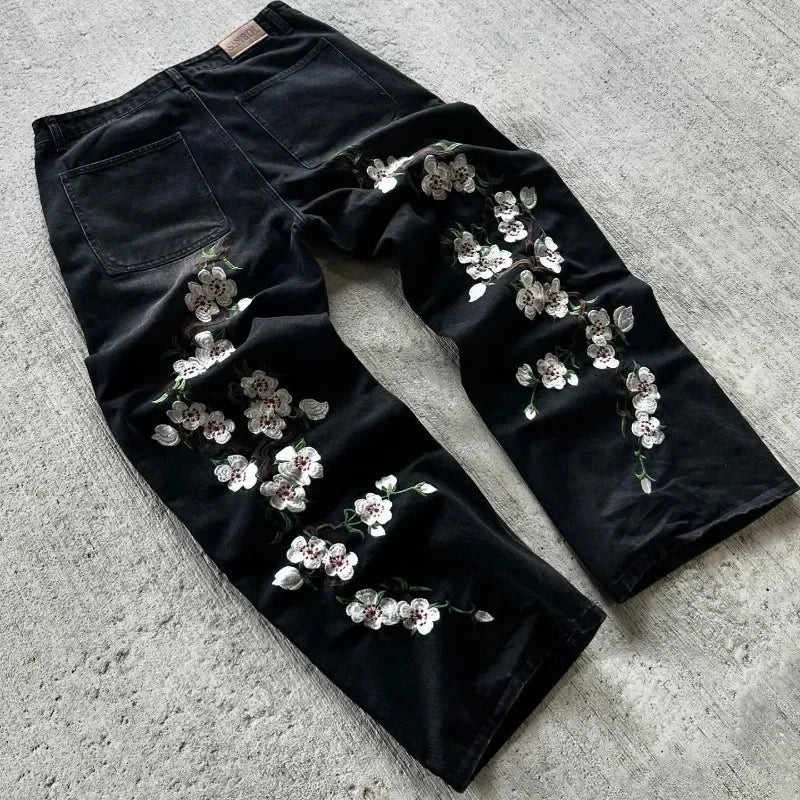 Calça Harajuku Blossom Wide Jeans