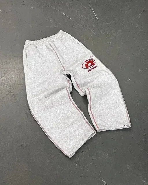 Calça Y2K Double Layer Baggy Sweatpants