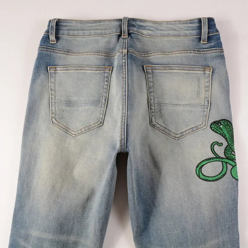 Jeans Streetwear Snake Eye