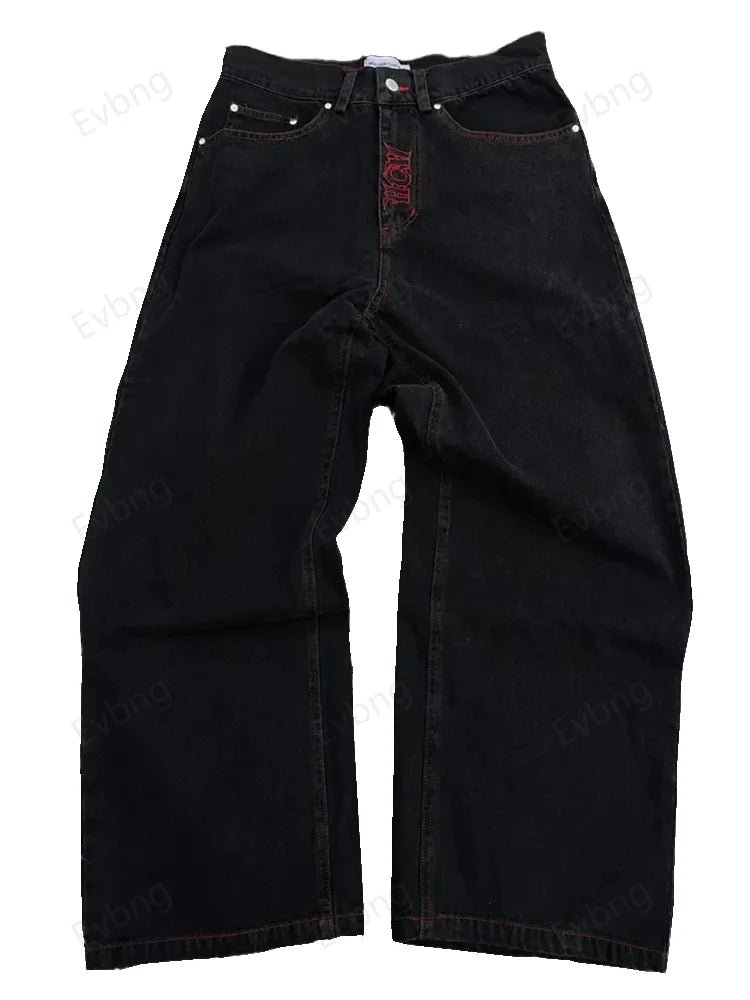 Calça jeans Y2K