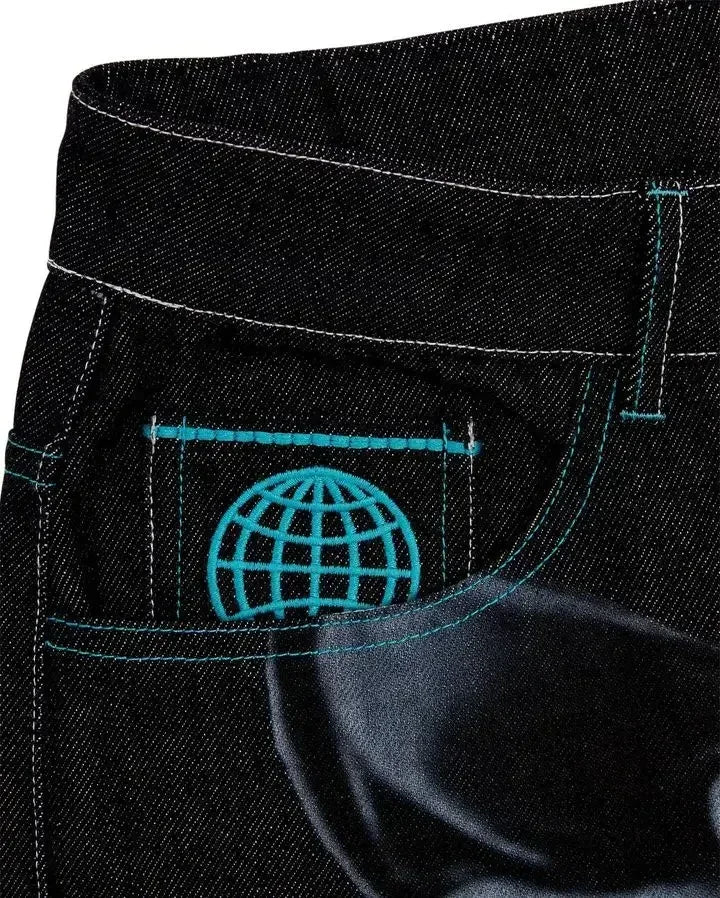 Dark Vision Graffiti Denim