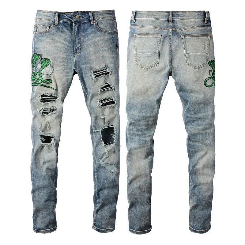 Jeans Streetwear Snake Eye