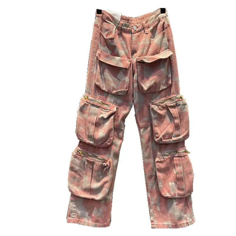 Calça Camuflada Rosa Rebel Style