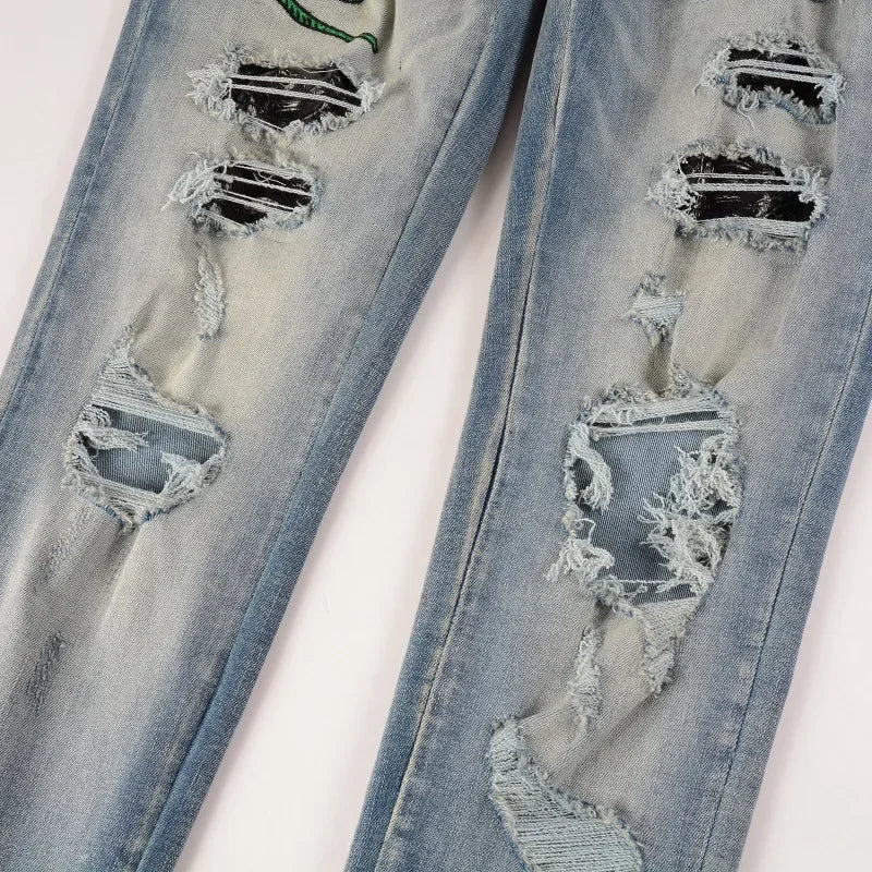 Jeans Streetwear Snake Eye