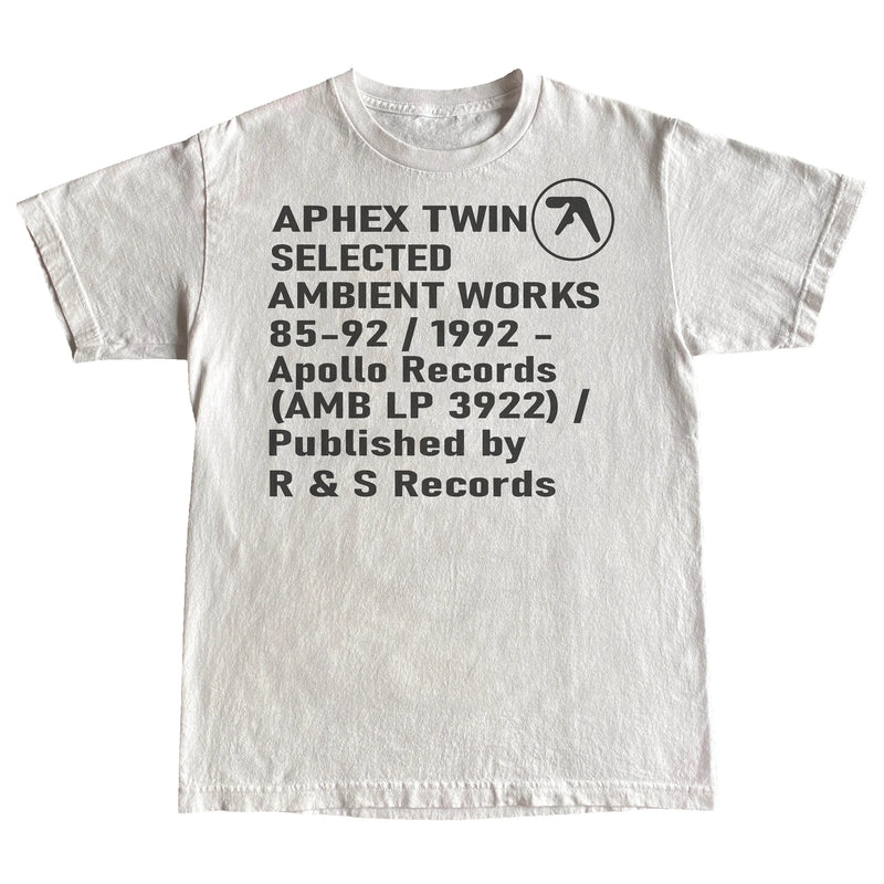 Aphex Twin Ambient Works Records T Shirt