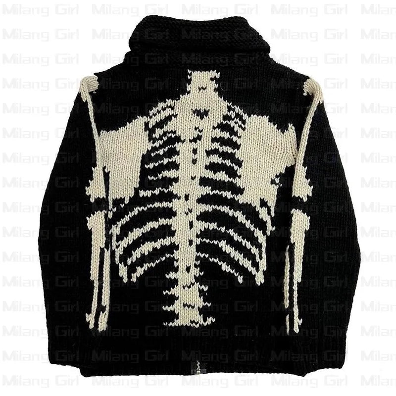 Suéter Oversized Skull Knit