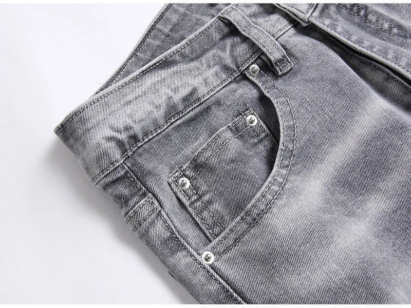 Jeans Streetwear Snake Eye gray