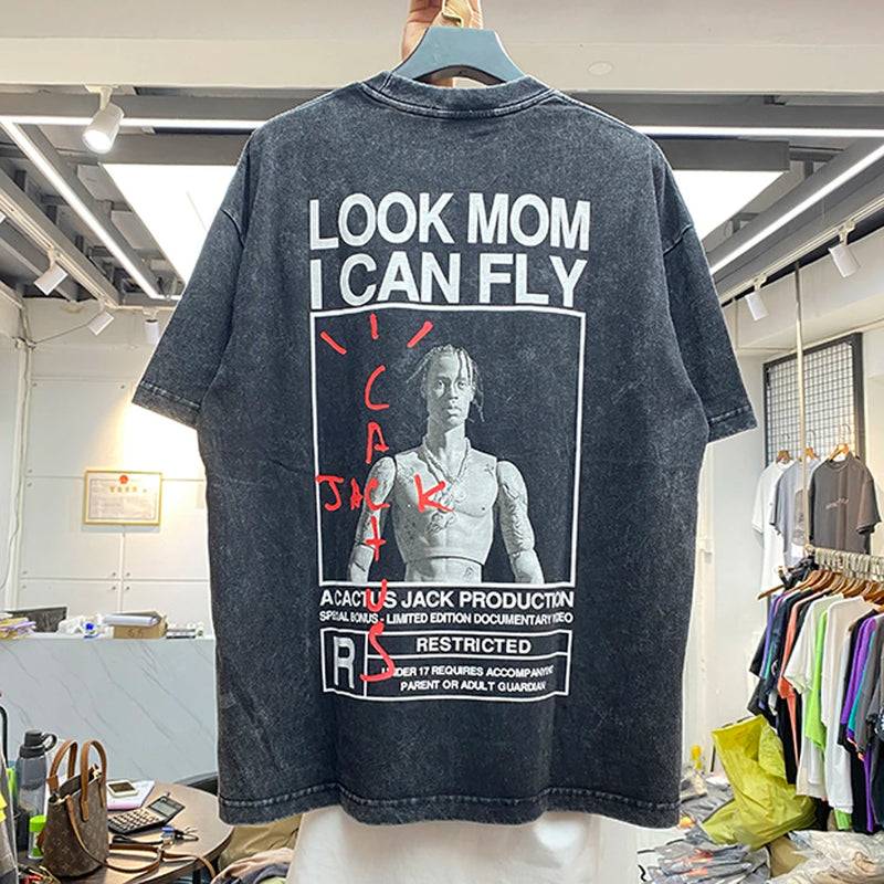 Camisa Travis Scott “Look mom i can fly”