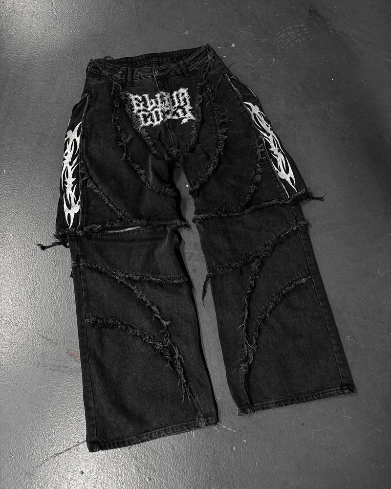 Calça Axis Patchwork Denim