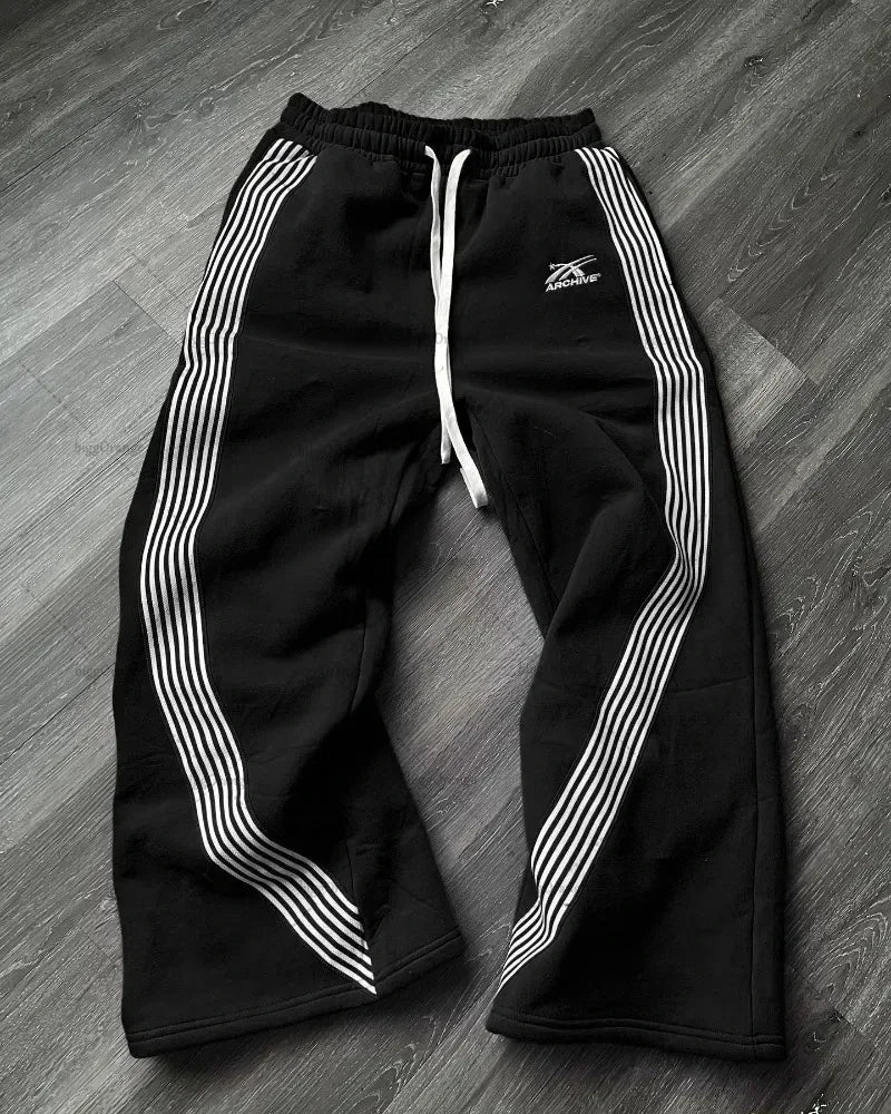 Calça Y2K Double Layer Baggy Sweatpants