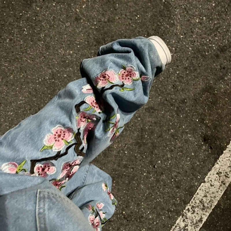 Calça Harajuku Blossom Wide Jeans